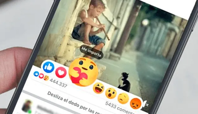 Facebook es cierto que la reacci n Me importa de la carita