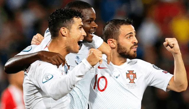 Portugal y Serbia se enfrentaron por la fecha 5 del Grupo B de las Eliminatorias rumbo a la Eurocopa 2020. | Foto: EFE