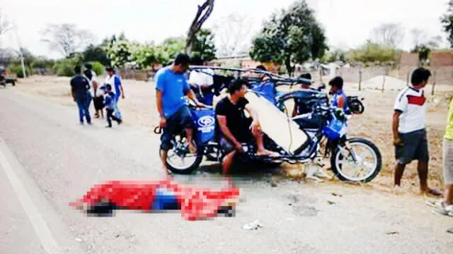 Piura: un muerto dejó accidente de tránsito en Chulucanas