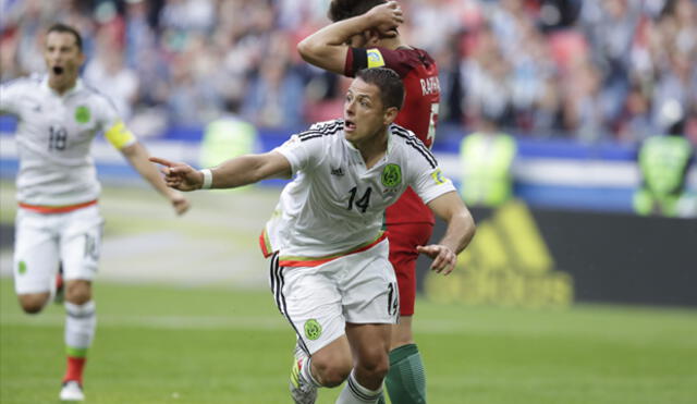 México vs. Portugal: Revive el gol del empate de ‘Chicharito’ Hernández [VIDEO]
