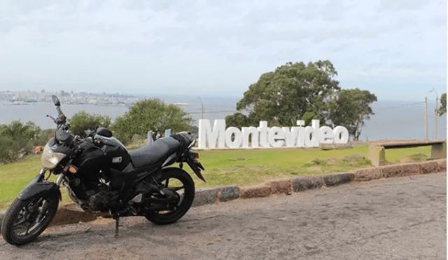 Perú vs Brasil: hincha peruano recorre Sudamérica en una moto y está en la Copa América 2019. | Foto: captura de video