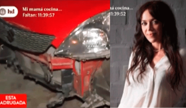 Surco: cuatro jóvenes heridos tras choque entre taxi y auto manejado por actriz [VIDEO]
