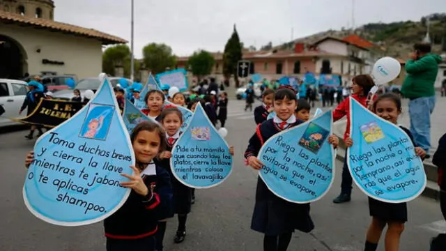 Buscan crear consciencia sobre el uso razonable del agua en Cajamarca