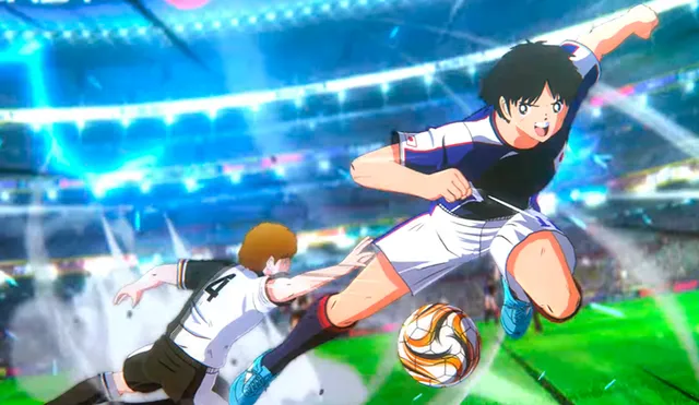 Tom Misaki muestra su habilidad con el balón en el tráiler de Captain Tsubasa: Rise of the New Champions.