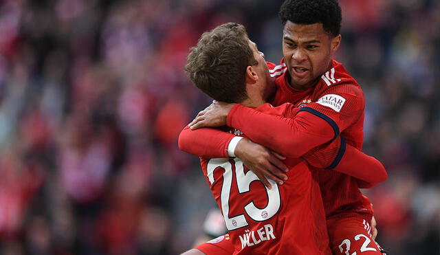 Gnabry habló sobre la situación que atraviesa Muller en el Bayern Múnich. (Créditos: AFP)