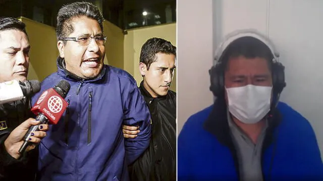 Walter Aduviri cumple condena de seis años en el penal de Yanamayo, Puno. Composición La Republica.