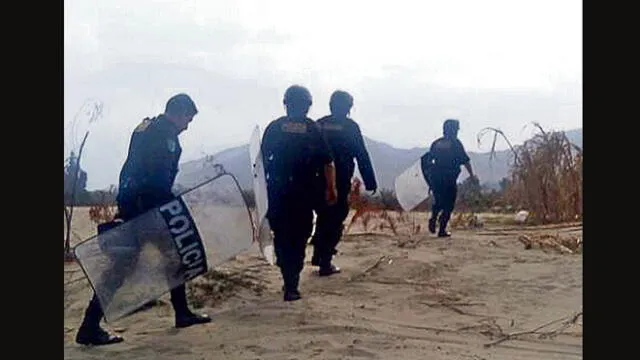 Trujillo: Desalojan a traficantes de terrenos de Chavimochic en Moche y Salaverry