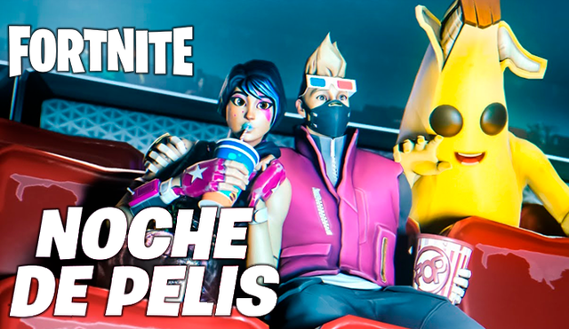 Horarios y películas del evento Noche de Pelis de Fortnite. Foto: composición La República.