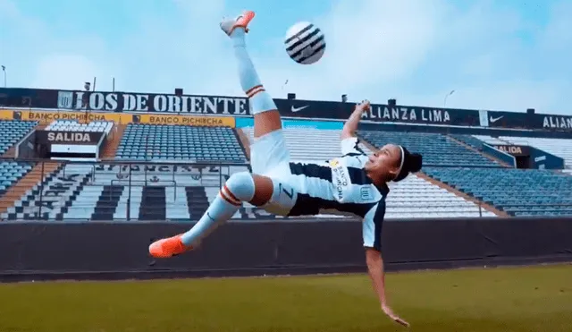 Alianza Lima refuerza la presencia de su equipo femenino al ritmo del rap. Captura video de Alianza Lima