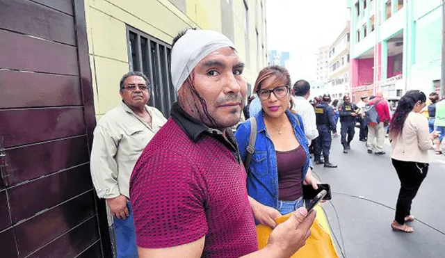 Centro de Lima: sujetos a sueldo causan destrozos en local de los fonavistas