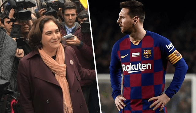 Alcaldesa se refirió a la posible partida de Lionel Messi. | Foto: AP/EFE