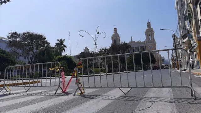 Parque de Chiclayo ha sido cercado. Luis Rodríguez (Cortesía)