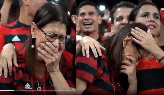 Hincha llora desconsoladamente por clasificación del Flamengo a la final de la Copa Libertadores