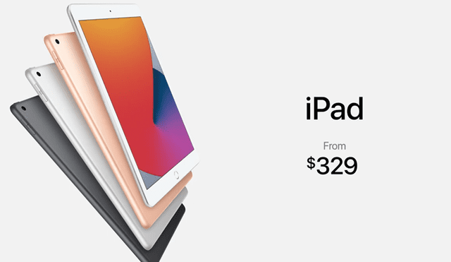 El nuevo iPad está disponible por 329 dólares. | Foto: Apple