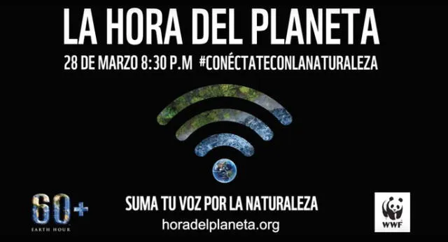 Convocatoria a la Hora del Planeta 2020.