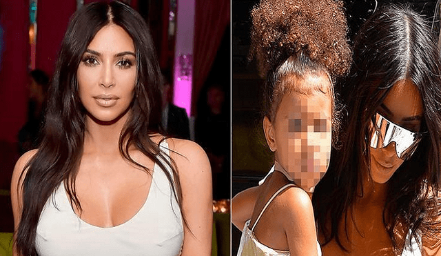 Kim Kardashian: su cómica reacción al sorprender a su hija jugando con su maquillaje