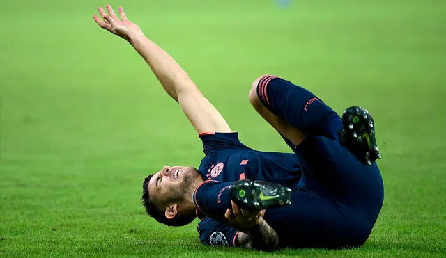 Lucas Hernández se lesionó en la Champions League. (Créditos: AFP)