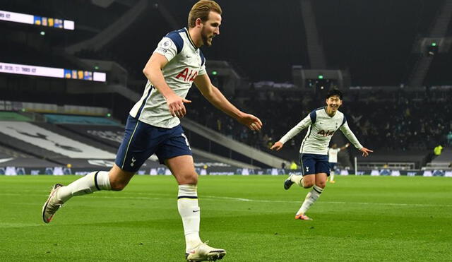 Son y Kane anotaron los dos goles del Tottenham vs Arsenal por la Premier League. Foto: EFE
