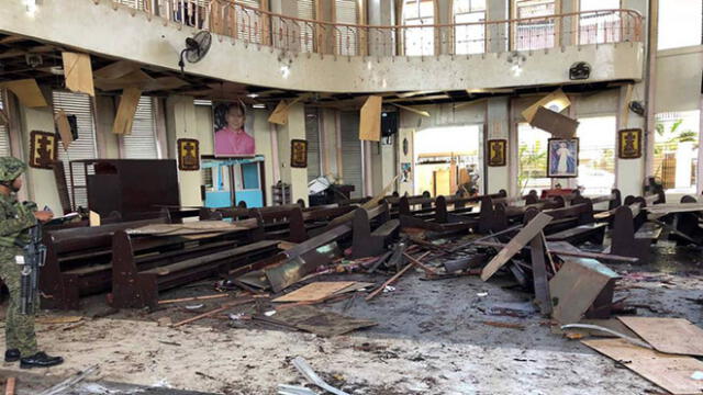 Atentado en Filipinas: 20 muertos tras dos explosiones en catedral de Joló 