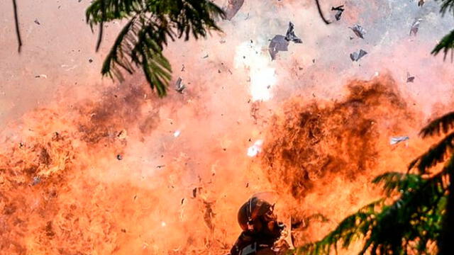 Incendio en Cagua, Venezuela. Foto: Difusión