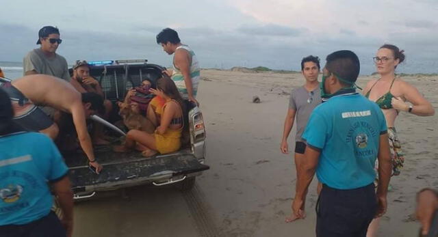 Piuranos disfrutaban de la playa de Máncora en pleno estado de emergencia.