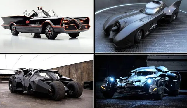 El batimóvil es uno de los autos más emblemáticos de los cómics,