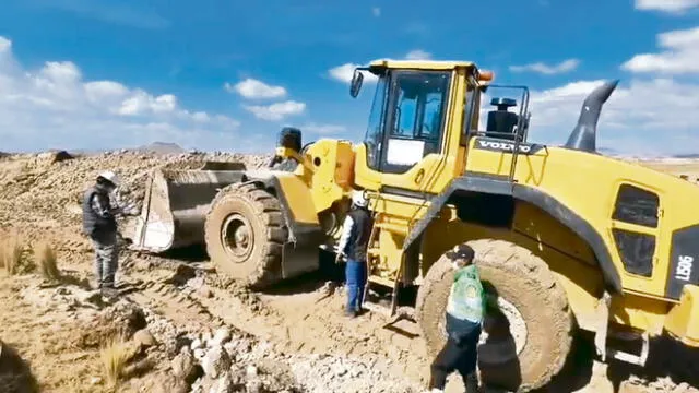 MINERÍA ILEGAL. En dos de las actividades ilegales además verificaron la existencia de filtraciones de pozas de sedimentación.