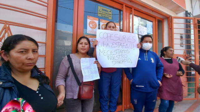 Cusco. ciudadanas pidieron la intervención de las autoridades. Foto Luis Álvares URPI - LR