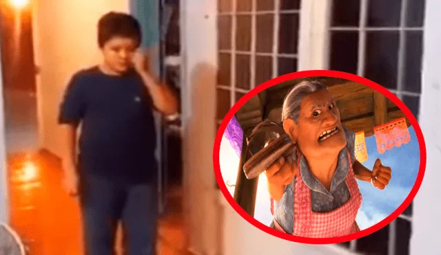 Facebook viral: mujer quería castigar a su hijo con la 'chancla', pero sucede lo peor [VIDEO]