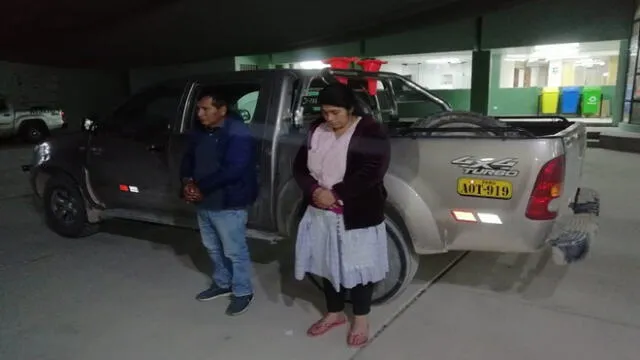 Detienen a pareja con 35 kilos de droga de alta pureza en Arequipa 