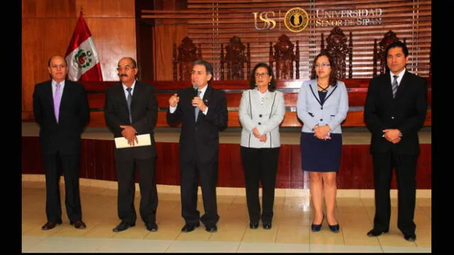 Autoridades de la Universidad Señor de Sipán recibieron a nuevos cachimbos 2017- II