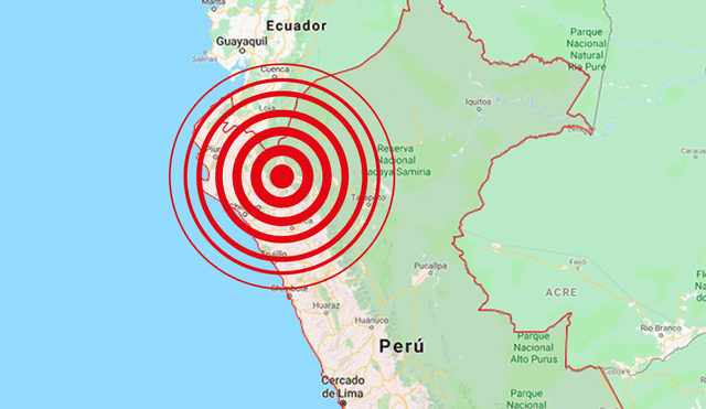 IGP registró sismo de magnitud 4.0 en Cajamarca