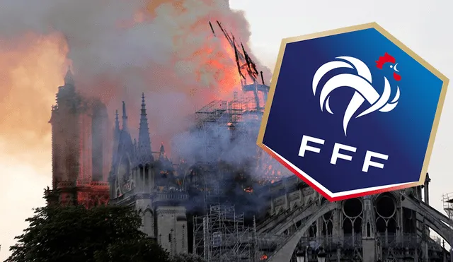 El fútbol francés se pone de pie ante la tragedia de Notre Dame