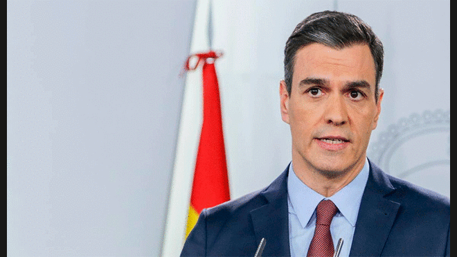 Pedro Sánchez apunta a una desescalada "progresiva" y "cautelosa". Twitter: @desdelamoncloa