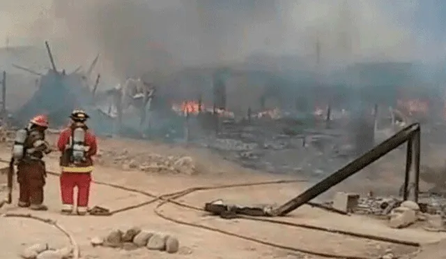 Callao: reportan incendio en asentamiento humano Tiwinza 