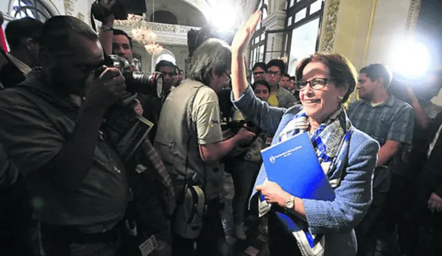 Susana Villarán será interrogada mañana en la Comisión Lava Jato