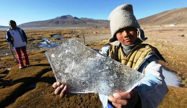 Ocho regiones de la sierra sur del país serán afectadas por heladas desde mañana
