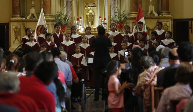 Coro Nacional de Niños ofreció concierto por Domingo de Ramos [FOTOS]