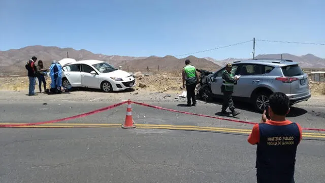 Choque en la vía Arequipa-Chapi deja un muerto [VIDEO]