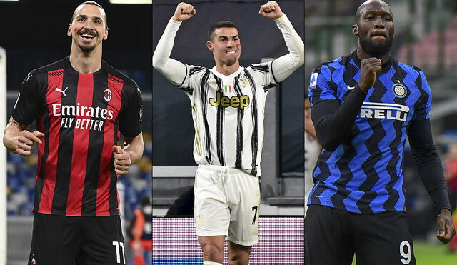 AC Milan es el actual líder de la Serie A, seguido por Inter. Foto: composición/AFP