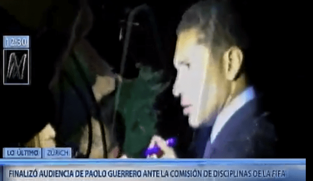 Paolo Guerrero: ¿Qué dijo el capitán de Perú finalizada la audiencia en la FIFA? [VIDEO]
