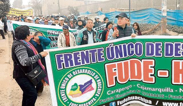 Damnificados por lluvias piden obras en Huachipa