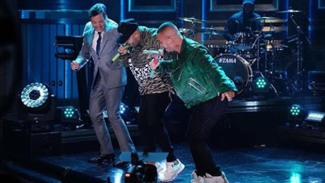 J Balvin y Nicky Jam pusieron a bailar a Jimmy Fallon al ritmo de "Mi gente" [VIDEO]