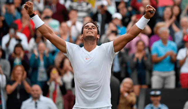 Nadal se muestra "muy contento" tras victoria sobre Del Potro en Wimbledon 2018