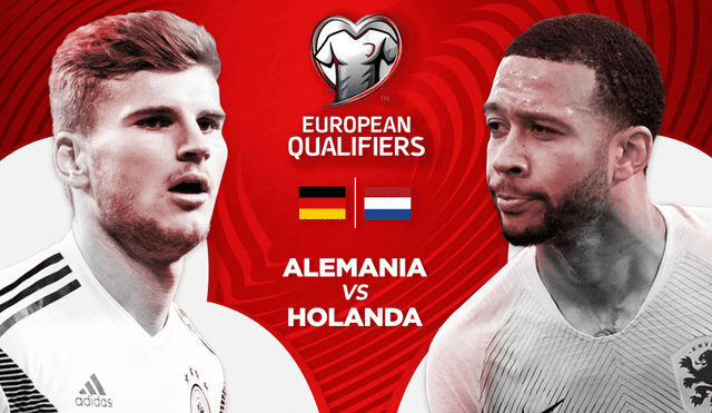 Alemania vs Holanda EN VIVO por las eliminatorias a la Euro 2020.