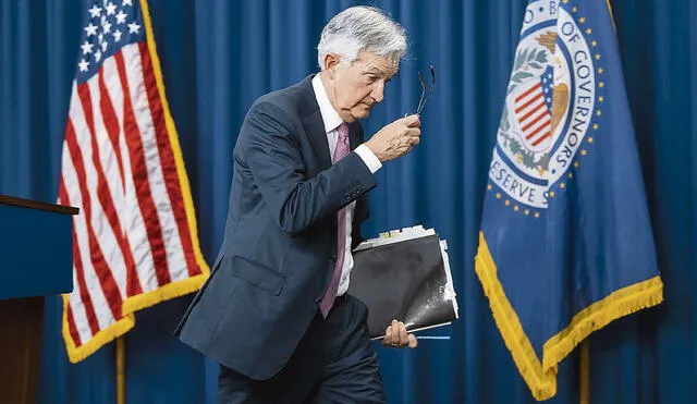 Jerome Powell. La Reserva Federal pisa el acelerador para luchar contra la inflación.  Foto: difusión