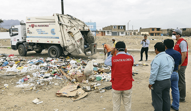 Contraloría vigilará recojo de basura en comunas liberteñas