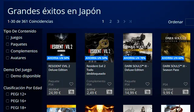 La segunda nos trae "grandes éxitos de Japón" y solo está disponible en la PSN Store de España.