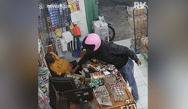 YouTube viral: ladrón se pone nervioso para robar tienda de dueño 'dormilón' y ahora lo tildan de "torpe" [VIDEO] 