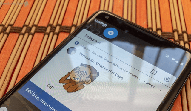 Desliza para ver los detalles sobre esta nueva función de Telegram. Foto: El Androide Libre /  Ivan Peñalba Solís